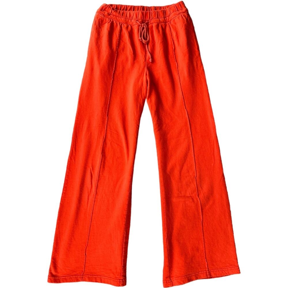 EUC Out From Under Urban Outfitters Orange Track Pants With Pockets Size Small